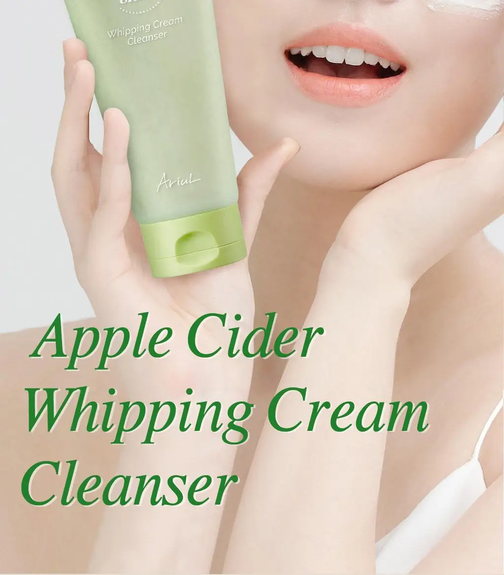 [200ml대용량] 아리얼 애플사이다 휘핑 크림 팩 클렌저 200ml 상세페이지 10